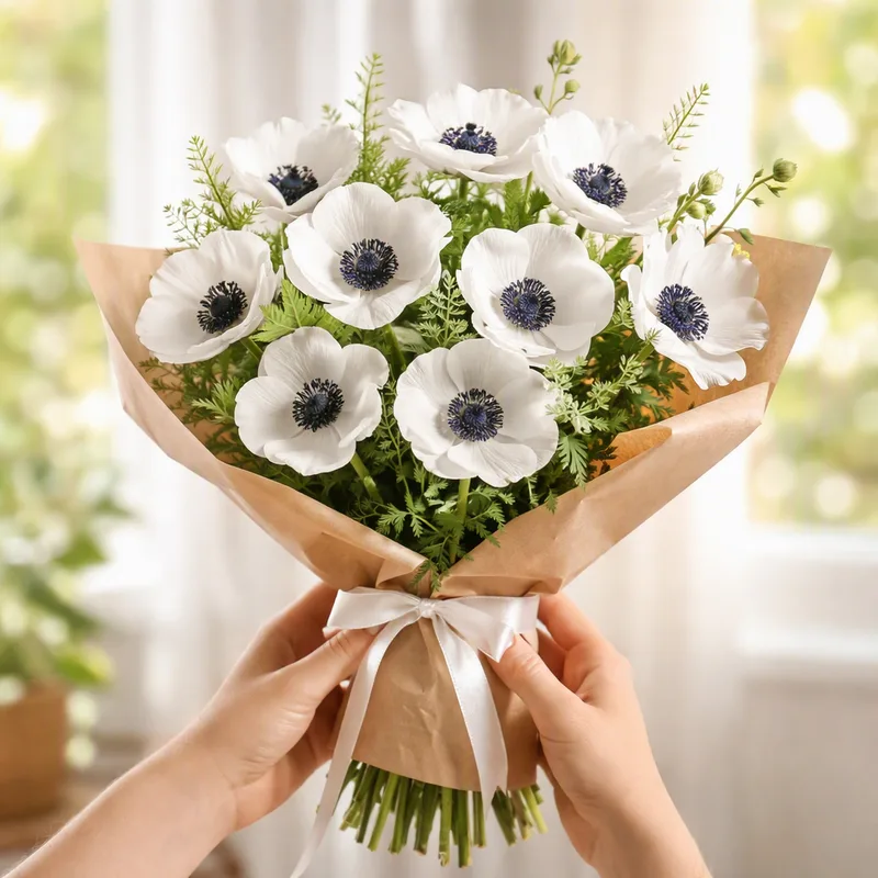 Anemone – hvit – bilde 3
