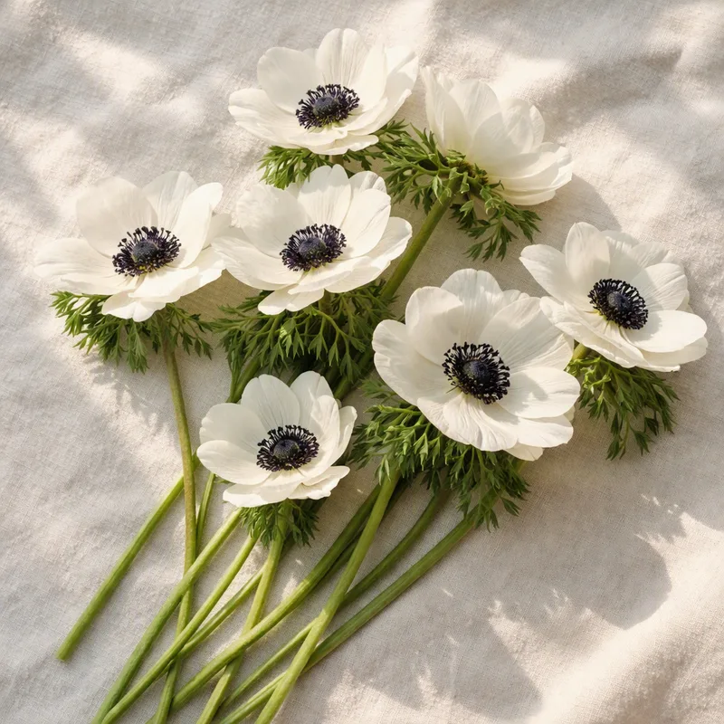 Anemone – hvit – bilde 4