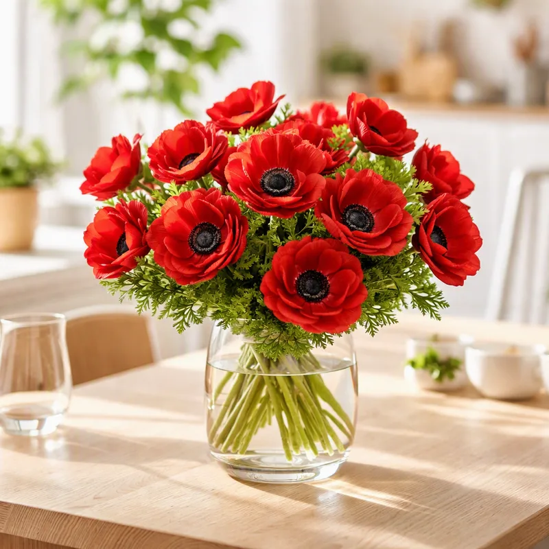 Anemone – rød – bilde 2