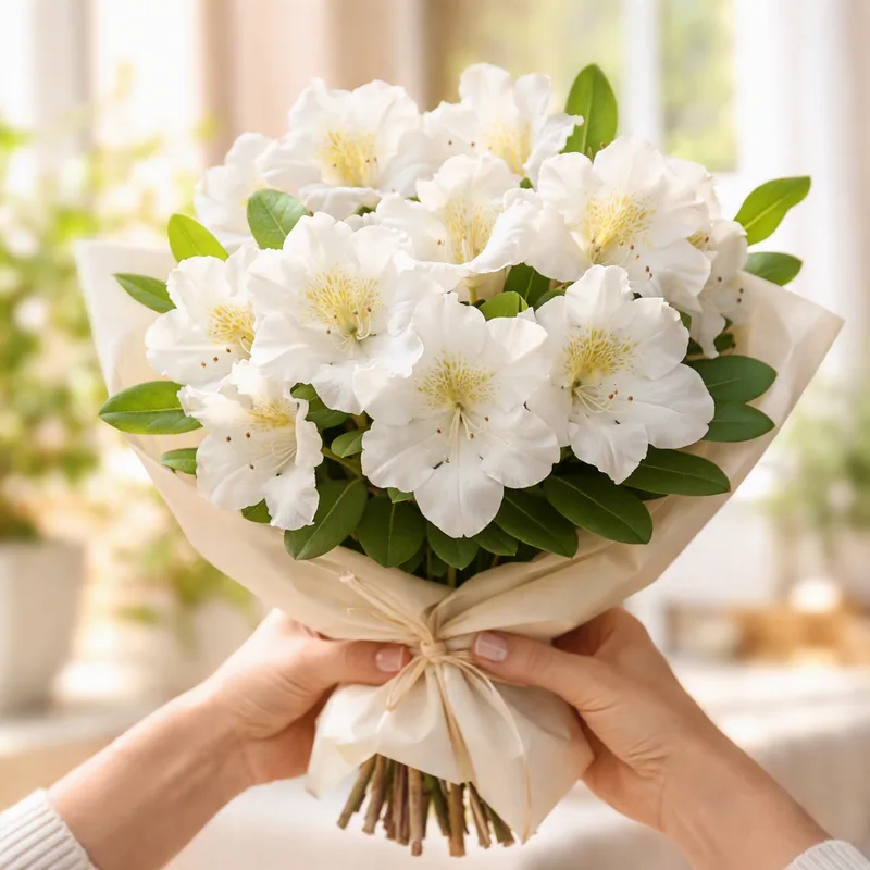 Azalea – hvit – bilde 3