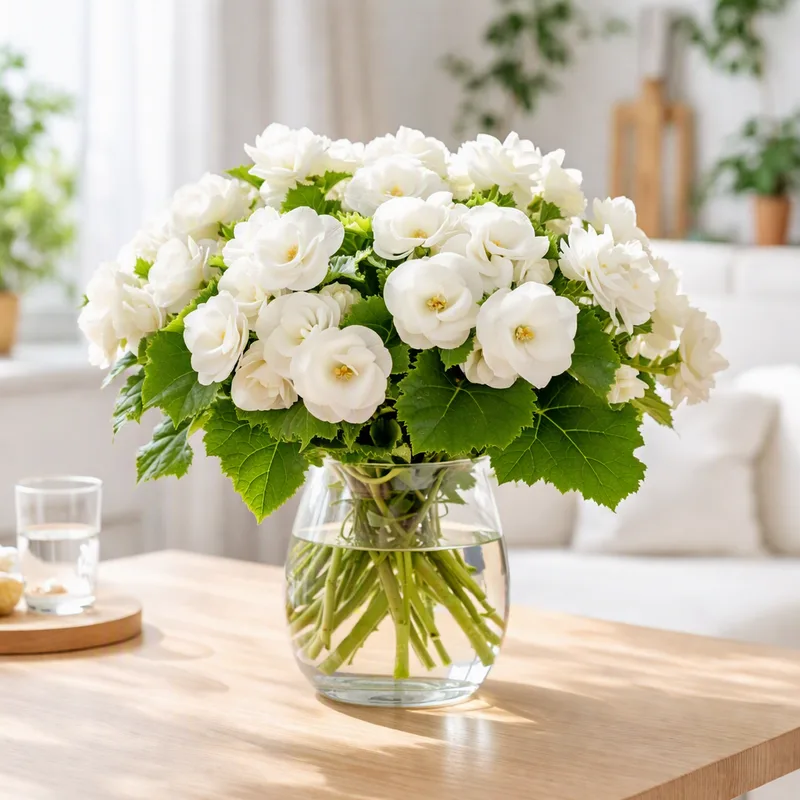 Begonia – hvit – bilde 2
