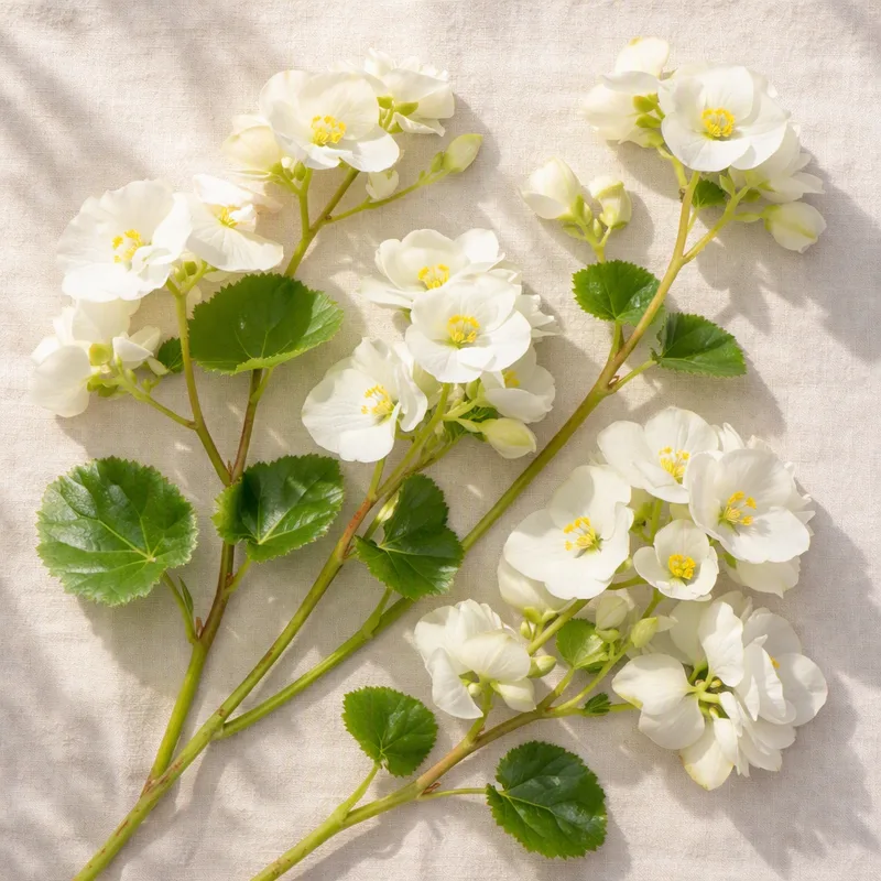 Begonia – hvit – bilde 4