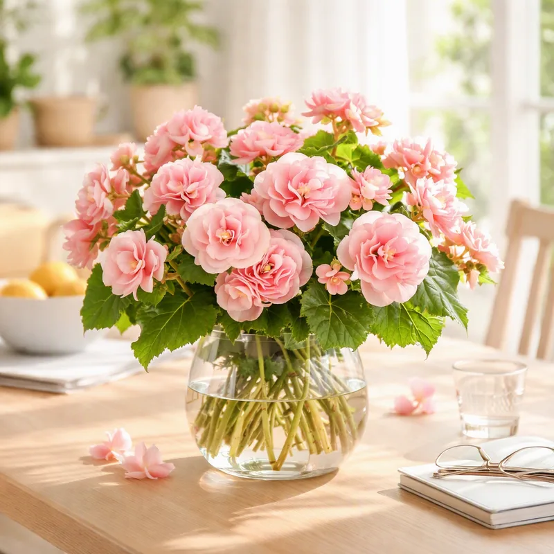 Begonia – rosa – bilde 2