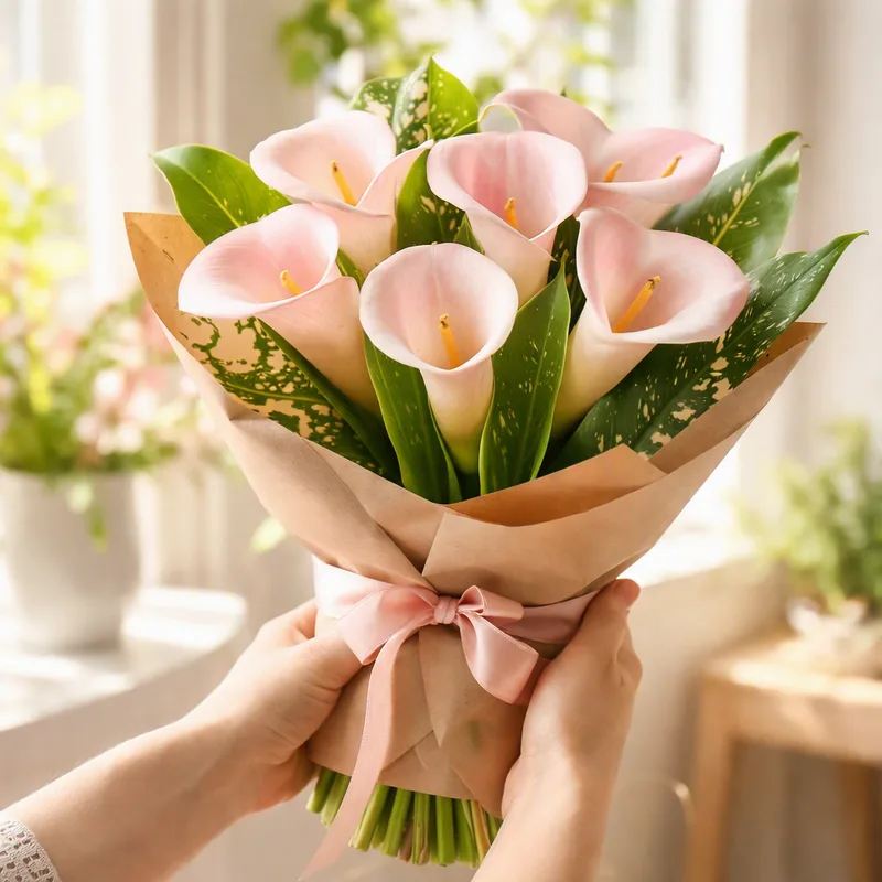 Kalla (calla) – rosa – bilde 3