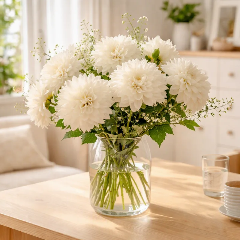Dahlia – hvit – bilde 2