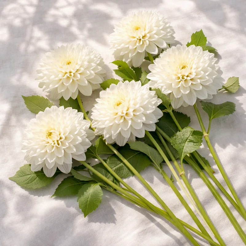 Dahlia – hvit – bilde 4