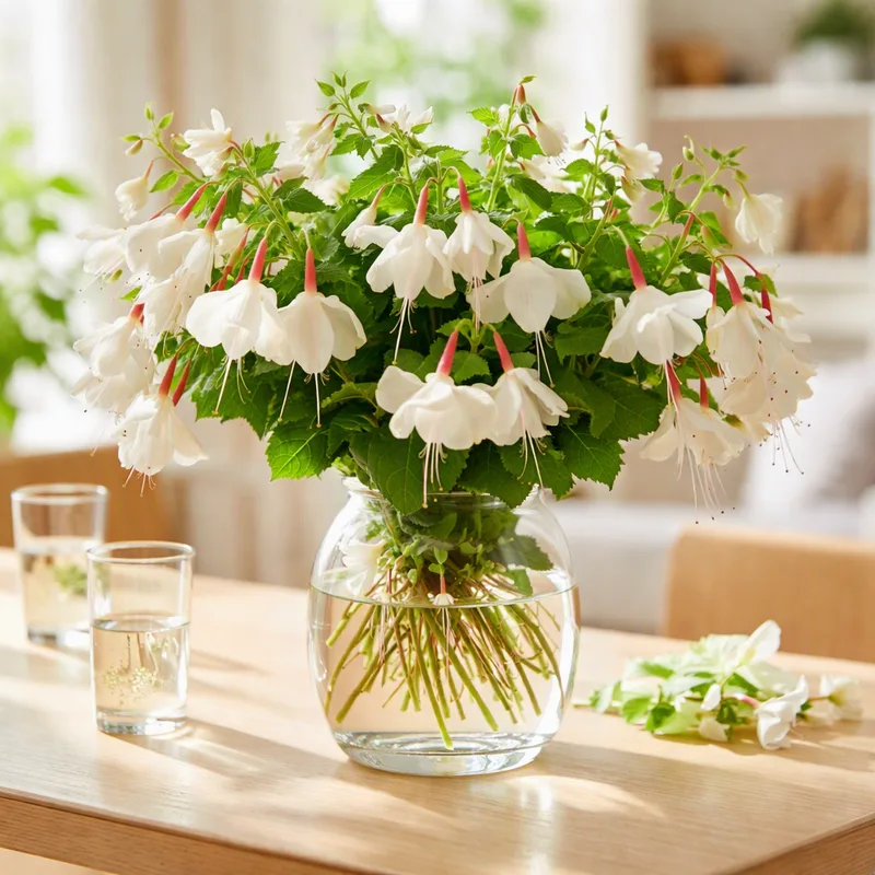 Fuchsia – hvit – bilde 2