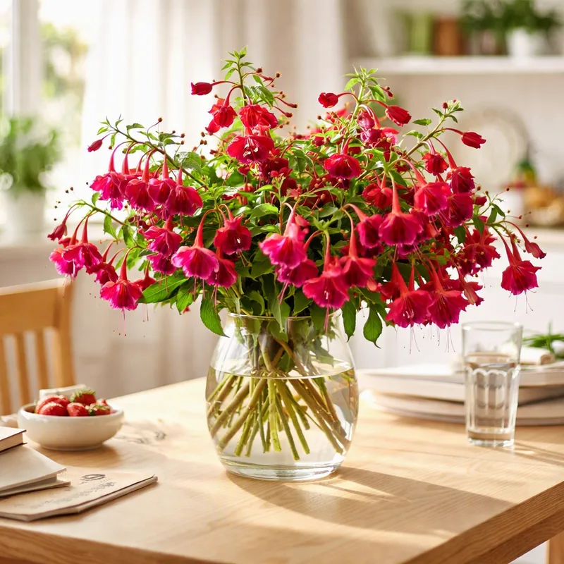 Fuchsia – rød – bilde 2
