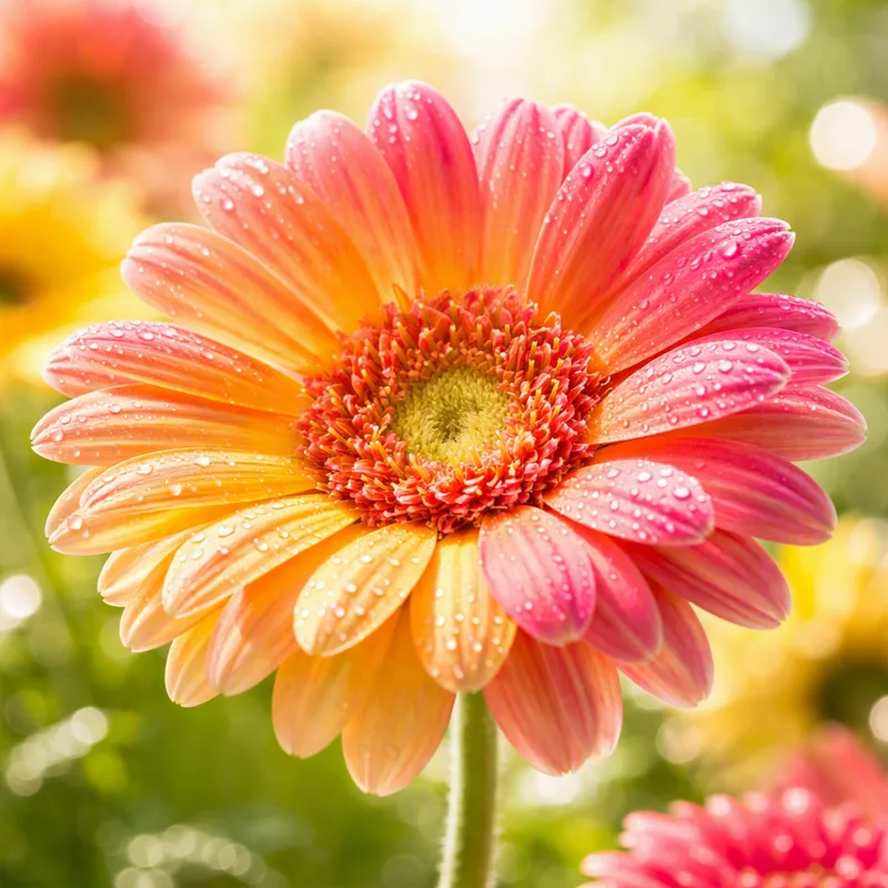 Gerbera til eksamen