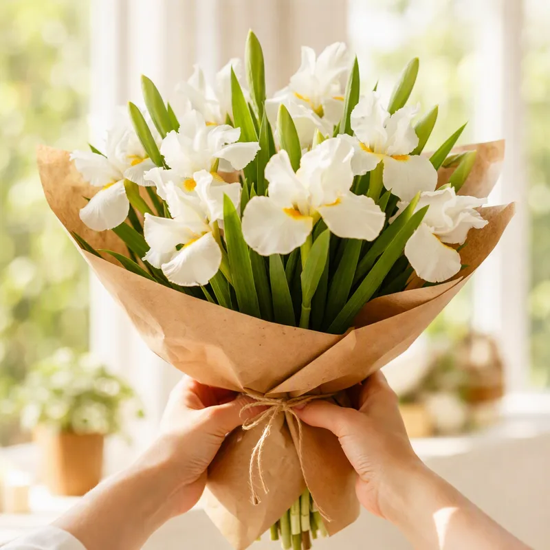 Iris – hvit – bilde 3