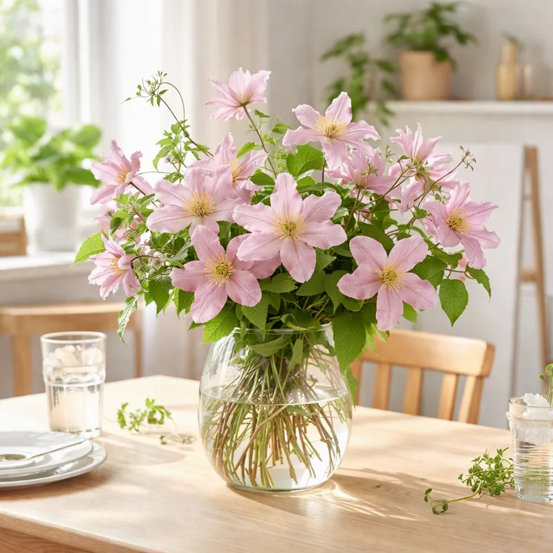 Klematis – rosa – bilde 2