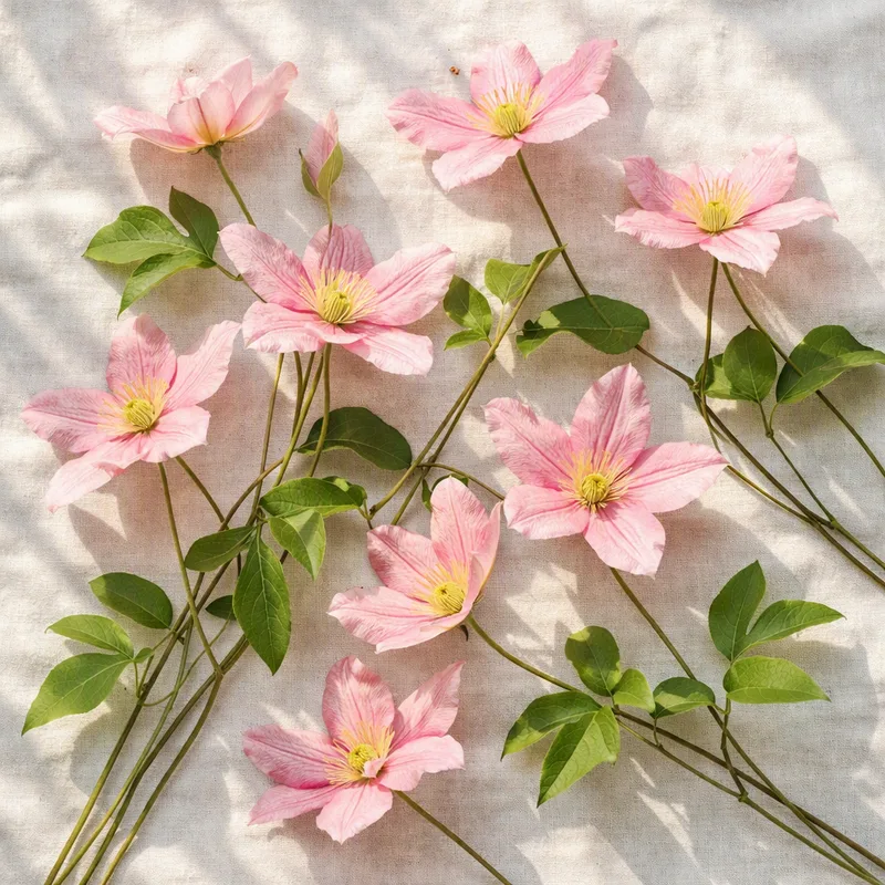 Klematis – rosa – bilde 4