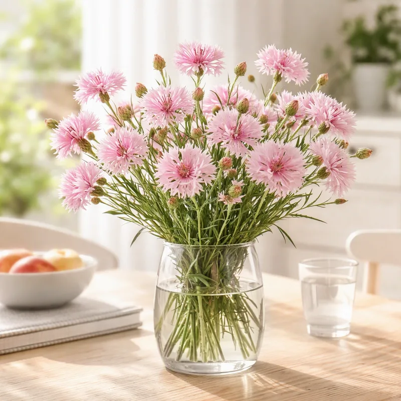 Kornblomst – rosa – bilde 2