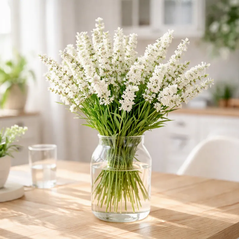 Lavendel – hvit – bilde 2