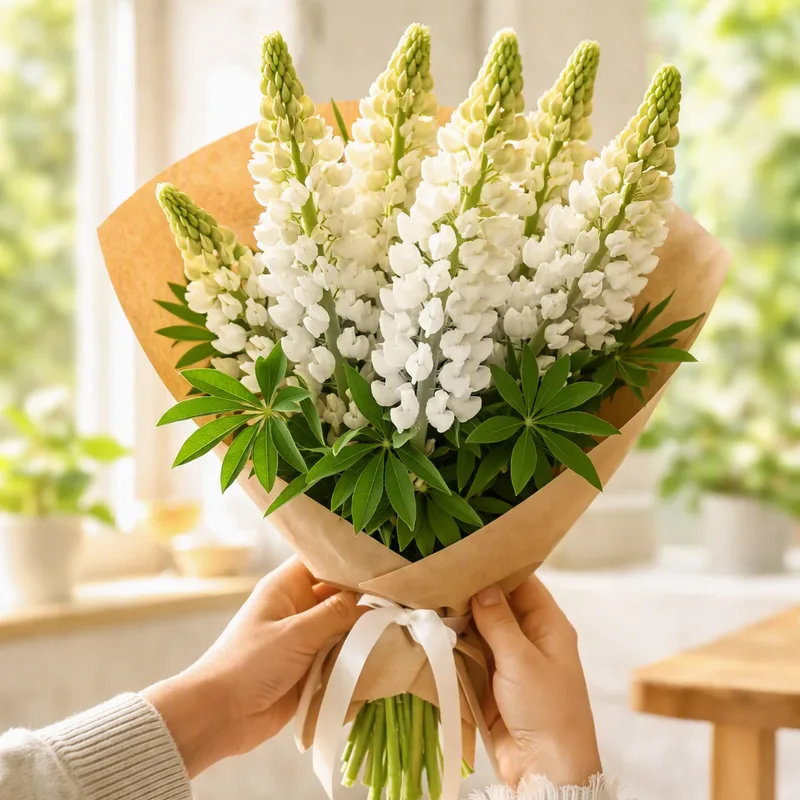 Lupin – hvit – bilde 3