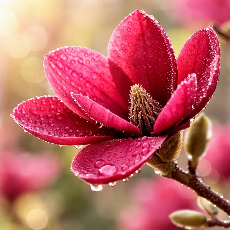 Magnolia – rød