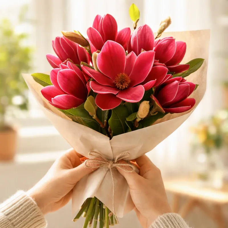 Magnolia – rød – bilde 3