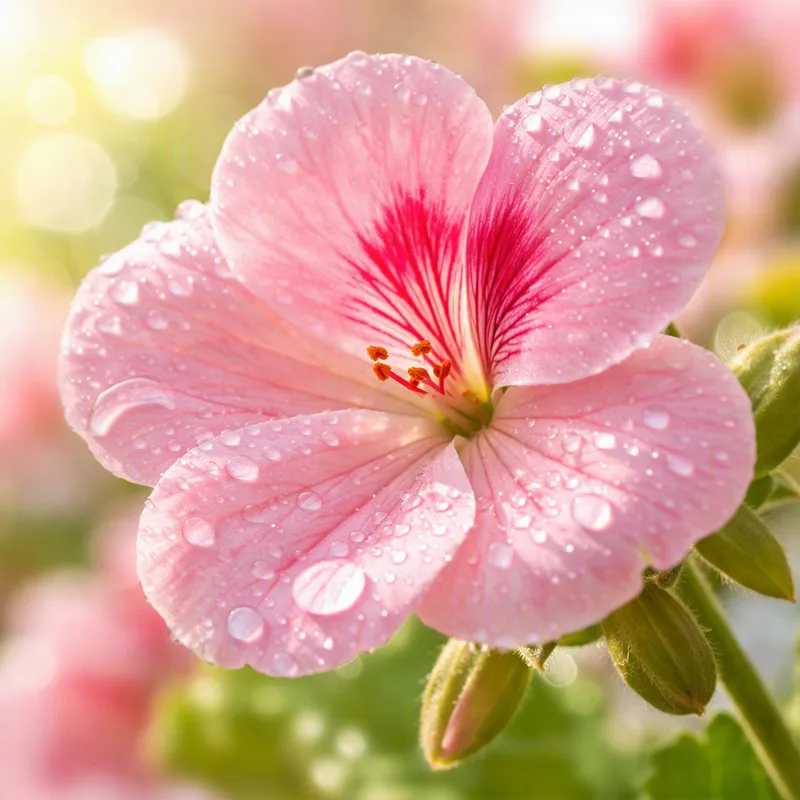 Pelargonia – rosa