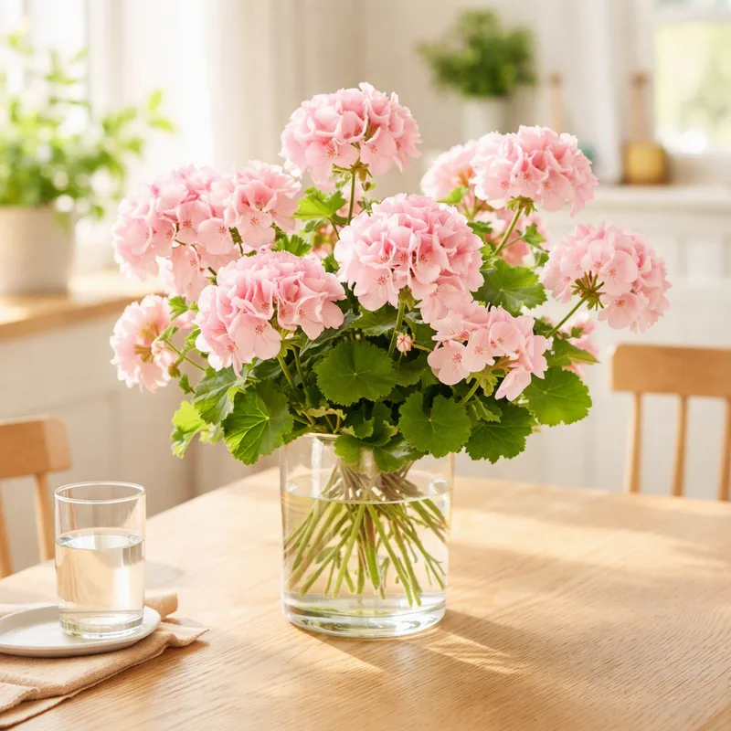 Pelargonia – rosa – bilde 2