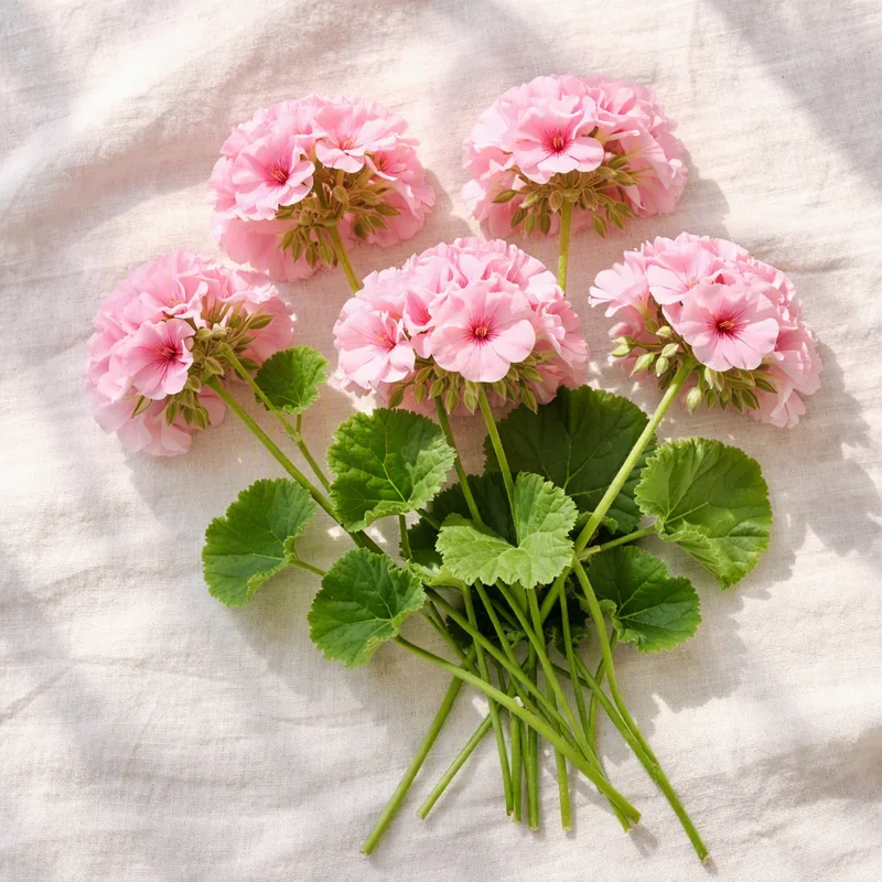 Pelargonia – rosa – bilde 4