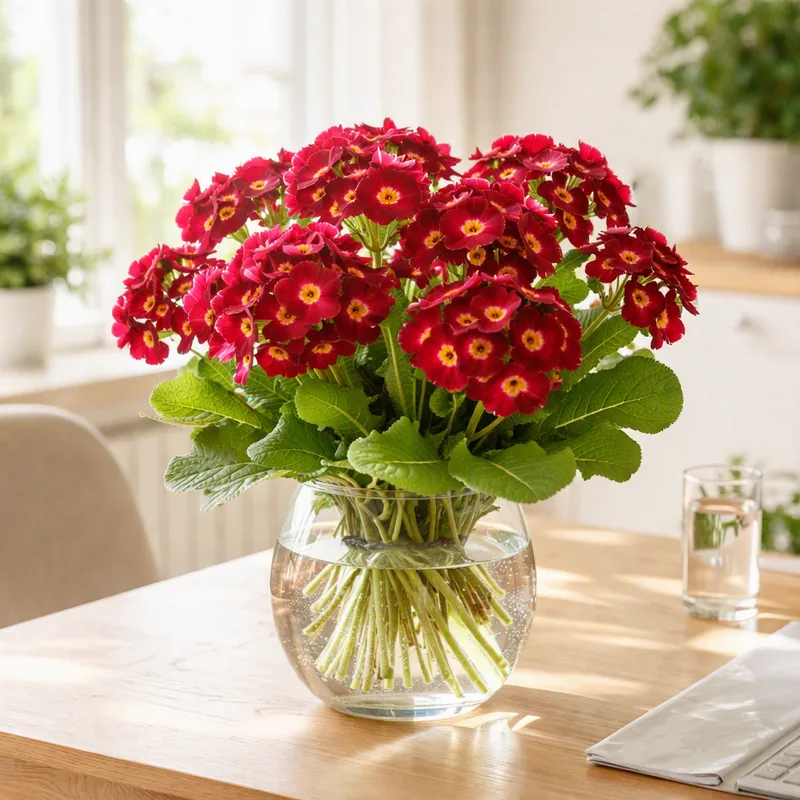 Primula – rød – bilde 2