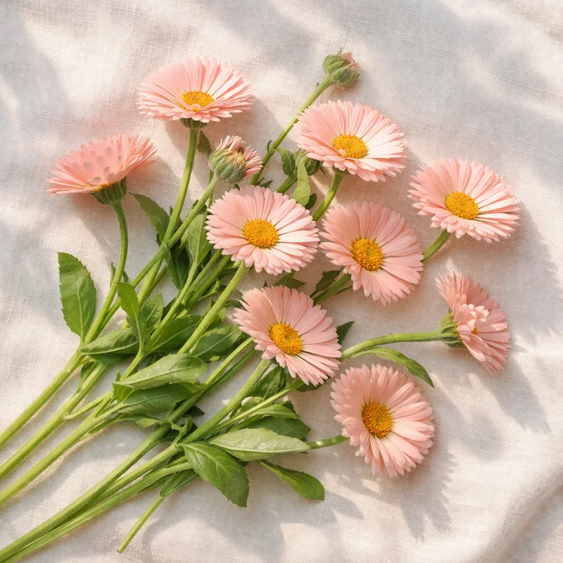 Ringblomst – rosa – bilde 4