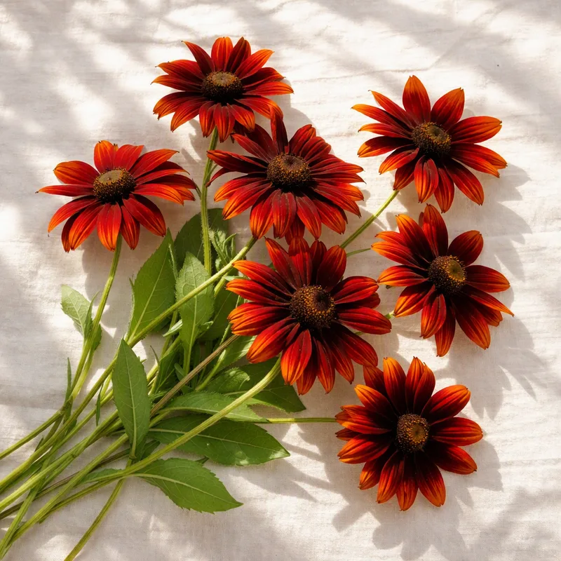 Rudbeckia – rød – bilde 4