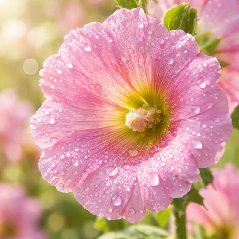 Stokrose – rosa