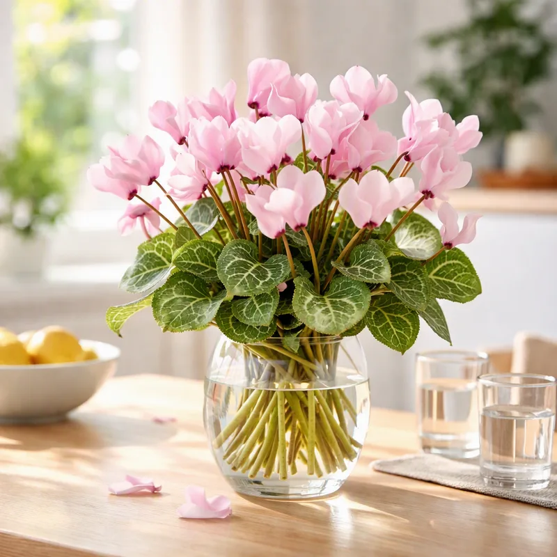 Cyklamen – rosa – bilde 2