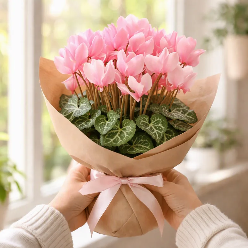 Cyklamen – rosa – bilde 3