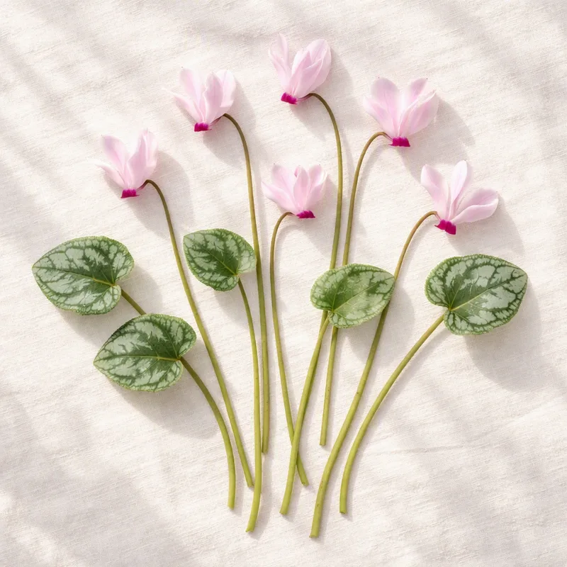 Cyklamen – rosa – bilde 4