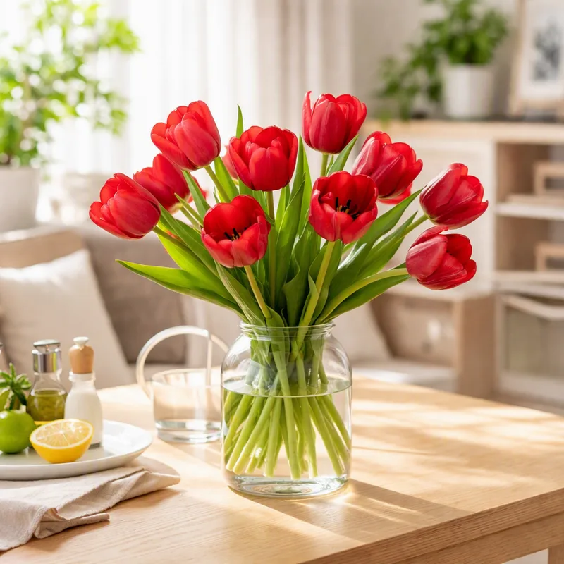 Tulipan – rød – bilde 2