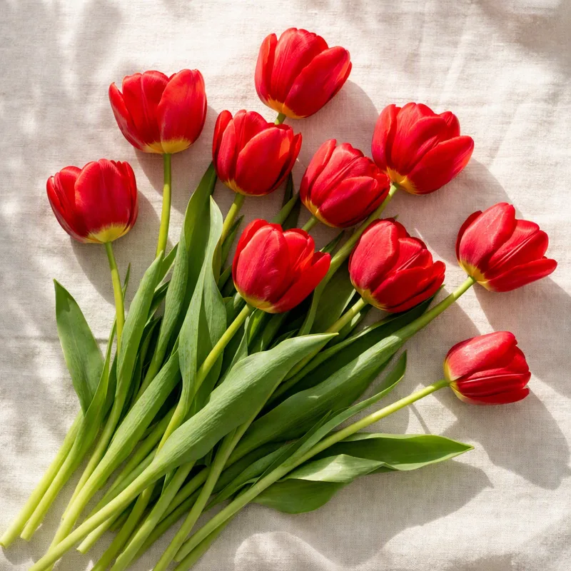 Tulipan – rød – bilde 4