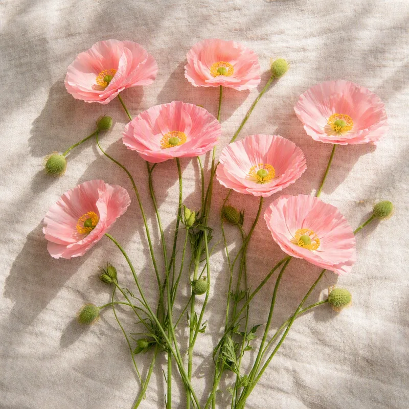 Valmue – rosa – bilde 4