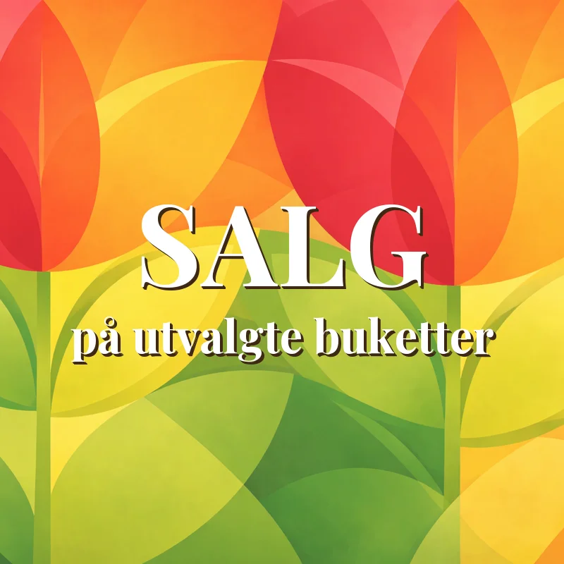 Salg på blomster – buketter til rabattert pris
